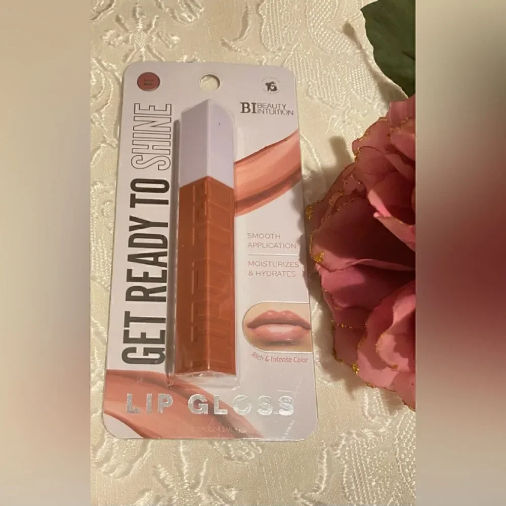 🛍️2 Beauty Intuition Natural Nude Lip Gloss 💄 & Big Bold Lashes Mascara 💥